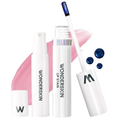 Wonderskin Wonder Blading All Day Lip Stain Peel Off Masque and Kit – Long Lasting, Waterproof Pink Lip Tint, Transfer Proof Natural Makeup Stain Kit (Beautiful)