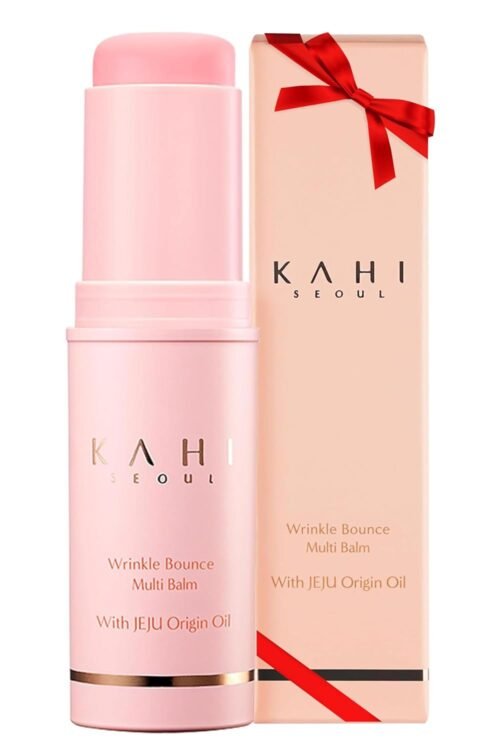 KAHI Wrinkle Bounce Multi Balm Stick | PDRN Collagen Wrinkle Stick | Korean Skin Care |All-in-One Hydrating Lip Balm Eye Cream Neck Cream Make Up Base & Face Mist Moisture Balm