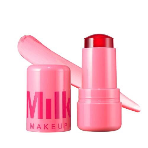 Milk Makeup Cooling Water Jelly Tint – Long-Lasting Sheer Lip + Cheek Stain with Firming Vegan Collagen + Hydrating Aloe – Transfer Proof, Buildable Lip Tint + Blush