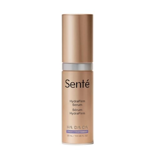 Senté HydraFirm Serum | Supports Collagen and Elastin Production | Restores Firmness and Plumps Skin | Formulated with Patented HSA and Peptides | 1 Fl Oz