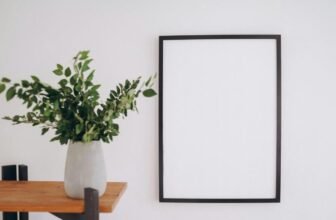 Combining Art, Shelves, and Mirrors